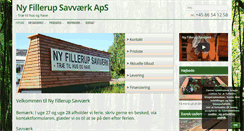 Desktop Screenshot of nyfillerupsavvaerk.dk